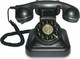 Retro Old Type Desktop Phone Corded Office Phone Black 2659100000