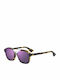 Dior Abstract Men's Sunglasses with Brown Tartaruga Acetate Frame and Purple Lenses TVZ9Z