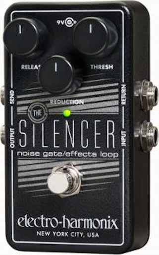 Electro-Harmonix Silencer Pedals Effect Noise Gate Electroacoustic Instruments, Electric Guitar and Electric Bass