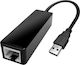 Powertech CAB-U035 Αντάπτορας Δικτύου USB-C με Ενσύρματη Σύνδεση Gigabit Ethernet