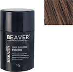 Beaver Hair Building Fibers Hair Building Medium Καστανό 12gr