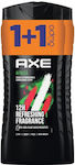 Axe Africa Αφρόλουτρο σε Gel για Άνδρες 2x400ml