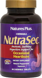 Nature's Plus NutraSec with Gastro-Block χωρίς Γλουτένη 90 μασώμενες ταμπλέτες