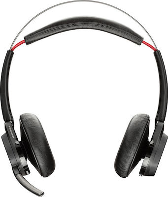 Plantronics Voyager Focus Uc B825-m Ασύρματα On Ear Multimedia Ακουστικά με μικροφωνο και σύνδεση Bluetooth / USB-A