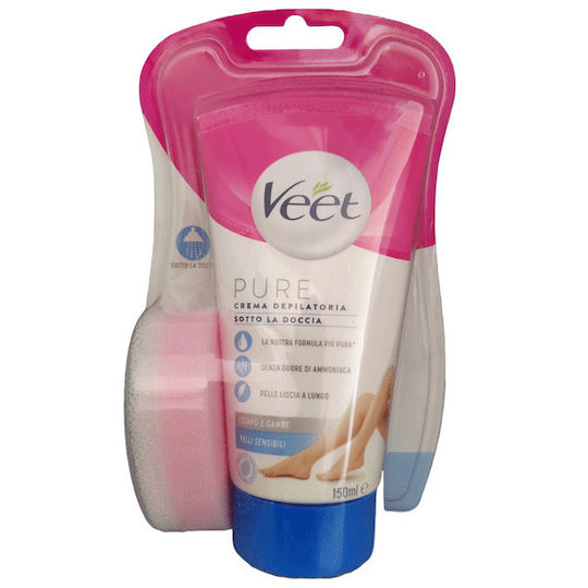 Veet Pure Κιτ Αποτρίχωσης για Πόδια 150ml