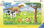 Kids Puzzle Cute Animal Friends for 3++ Years 15pcs Ravensburger