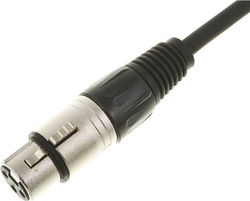 The Sssnake SMP6BK XLR male - 6.3mm male 6m The Sssnake SMP6BK XLR male - 6.3mm male 6m