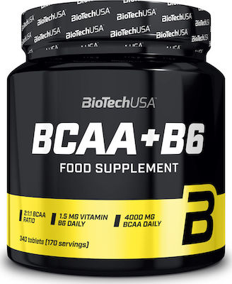 Biotech USA BCAA+B6 4000mg 340 Registerkarten Ungesüßt
