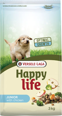 Versele Laga Happy Life Junior 10kg Trockenfutter für Welpen mit Huhn