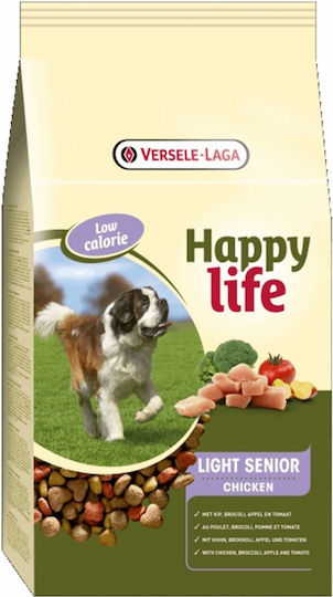 Versele Laga Happy Life Senior & Light 15kg Dry Food Diet for Senior Dogs with Chicken