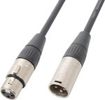 Power Dynamics DMX Cable Kabel XLR-Stecker - XLR-Buchse Schwarz 12m (177.909)