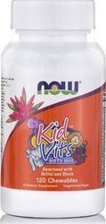 Now Foods Kid Vits Berry Blast Vitamină Explozie de fructe de pădure 120 tablete masticabile