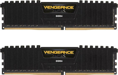 Corsair Vengeance LPX 16GB DDR4 RAM με 2 Modules (2x8GB) και Ταχύτητα 2400 για Desktop