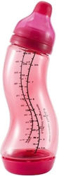 Difrax S-Baby Natural - Anti Colic, Red Plastic Bottle για 0+, 0+ m, months 250ml 1pcs