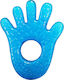 Munchkin Fun Ice Hand Teething Ring with Gel made of Silicone for 0 m+ Blue Hand 1pcs