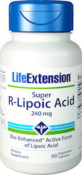 Life Extension Super R Lipoic Acid 60 capsule veget 60 capace Necondimentat