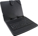 Esperanza EK124 Flip Cover with Keyboard in English US Blacη (Universal 9.7") EK124