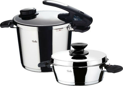 Fissler Intensa Χύτρες Ταχύτητας Set Quattro 8lt και 4lt