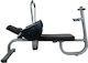 X-FIT Assist Abdominal Bench Ρυθμιζόμενος Πάγκος Γυμναστικής Κοιλιακών