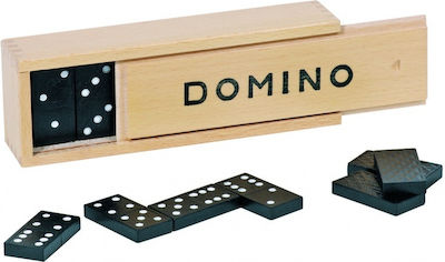 Goki Brettspiel Domino Ξύλινη Κασετίνα für 2-4 Spieler 4+ Jahre (EN)