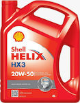 Shell Λάδι Αυτοκινήτου Helix HX3 20W-50 4lt