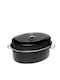 Juro-Pro Oval Brater Dutch Oven Oval of Aluminum 42x28cm