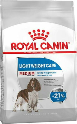 Royal Canin Medium Light Weight Care 3kg Ξηρά Τροφή Σκύλων Μεσαίων Φυλών Διαίτης με Καλαμπόκι, Πουλερικά και Ρύζι