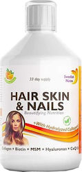Swedish Nutra Hair Skin & Nails 500мл Портокал