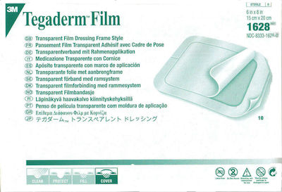 3M Tegaderm Film Waterproof & Sterilized Plaster 20x15cm 1pcs