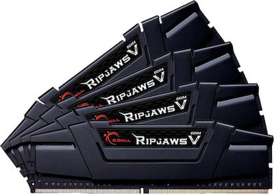 G.Skill Ripjaws V 64GB DDR4 RAM με 4 Modules (4x16GB) και Ταχύτητα 3200 για Desktop