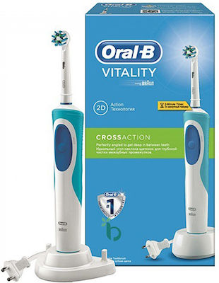 Oral-B Vitality Cross Action Ηλεκτρική Οδοντόβουρτσα με Χρονομετρητή