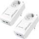 Tenda P1002P Kit Powerline Double Wired with Passthrough Socket and 2 Gigabit Ethernet Ports