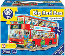 Kids Puzzle Big Bus for 2++ Years 15pcs Orchard