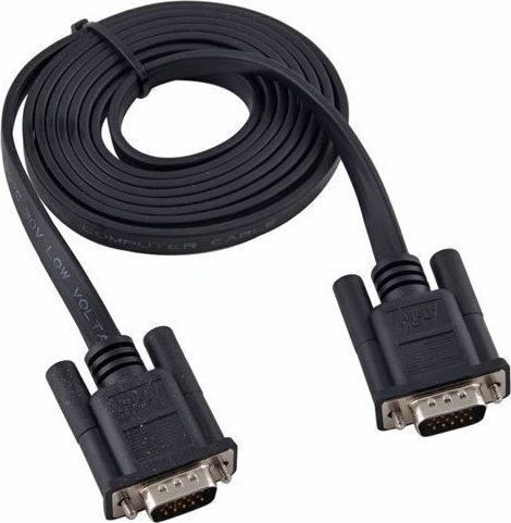 VGA male to VGA male Black 1.5m Cable (18140)