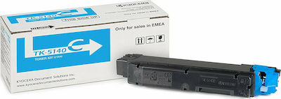 Kyocera TK-5140C Toner Laser Εκτυπωτή Κυανό 5000 Σελίδων (1T02NRCNL0)