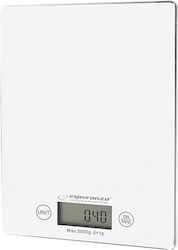 Esperanza Digital Kitchen Scale 1gr/5kg White