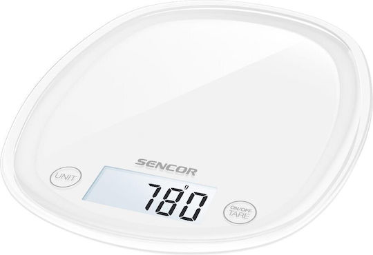Sencor SKS 3 Ψηφιακή Ζυγαριά Κουζίνας έως 5kg White