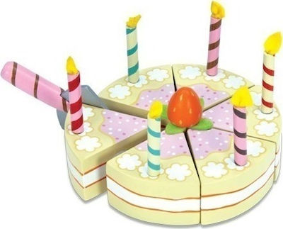 Le Toy Van Joc de Gătit / Bucătărie Vanilla Birthday Cake din Lemn pentru 3+ Ani