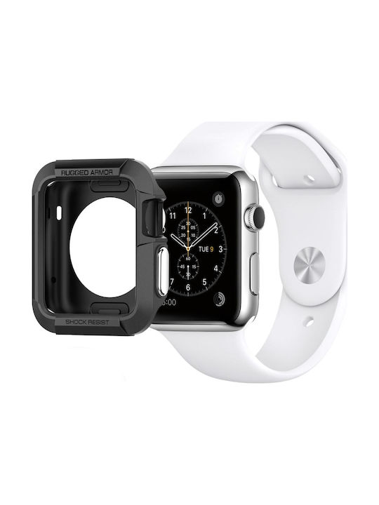 TPU case for Apple Watch 42mm (Black) Silikonhülle in Schwarz Farbe für Apple Watch 42mm
