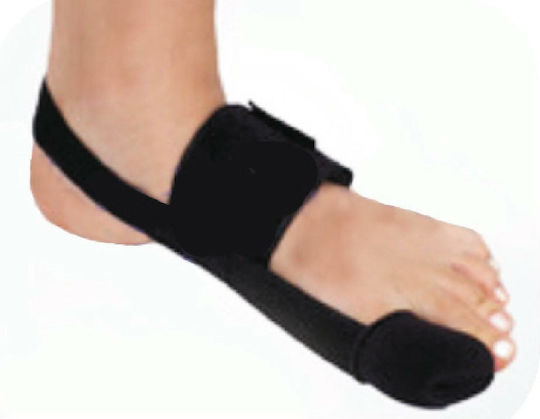 Medical Brace MB.Big Toe Νάρθηκας για Κότσι Αριστερής Πλευράς σε Μαύρο Χρώμα