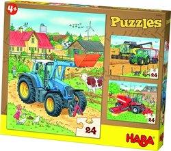 Kinderpuzzle Tractor für 4+ Jahre+ Jahre 24pcs Haba Kinderpuzzle Tractor für 4+ Jahre+ Jahre 24pcs Haba
