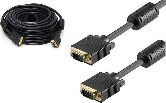 Goobay Кабел VGA мъжки - VGA мъжки Сив 15м (68139)