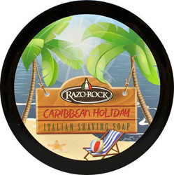 RazoRock Caribbean Holiday Italian Shaving Soap 125ml