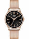Henry London Richmond Γυναικείο Ρολόι 39mm Μπαταρίας με Ροζ Χρυσό Μεταλλικό Μπρασελέ