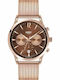 Henry London Harrow Ceas Barbati 41mm Cronograf Baterie cu Brățară din Metal Roz Gold