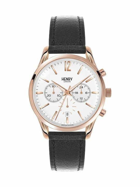 Henry London Richmond Ρολόι Μπαταρίας με Δερμάτινο Λουράκι