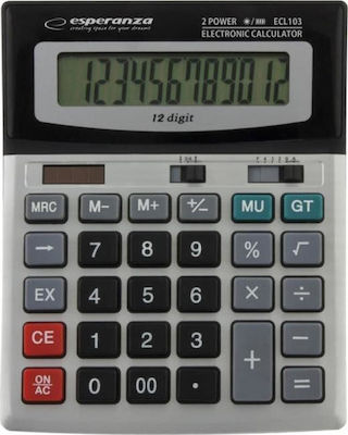 Esperanza Euler Calculator 12 Digits in Black Color