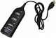 Esperanza EA116 Hub 4 Anschlüsse USB 2.0 mit Anschluss an einen Computer USB-A