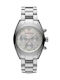 Emporio Armani Women's Watch Chronograph with Silver Metal Bracelet
