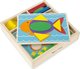 Дървено Детски Пъзел Форми и Дизайни 30бр Melissa & Doug